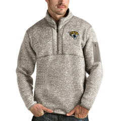 NFL Jacksonville Jaguars Antigua Fortune Quarter-Zip Pullover Jacket