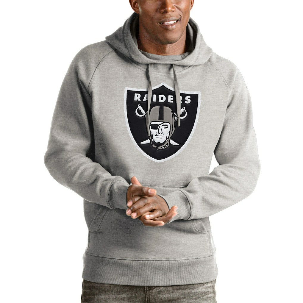 NFL Las Vegas Raiders Antigua Victory Pullover Hoodie