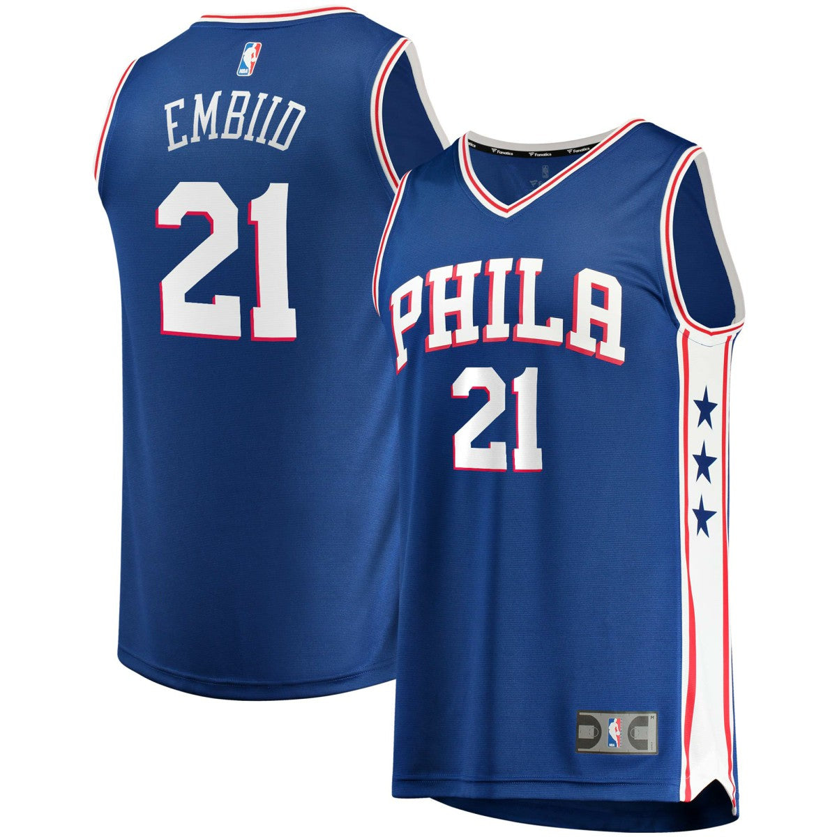 Joel Embiid Philadelphia 76ers Fast Break Replica Player Jersey - Icon Edition - Royal | Fanatics shop