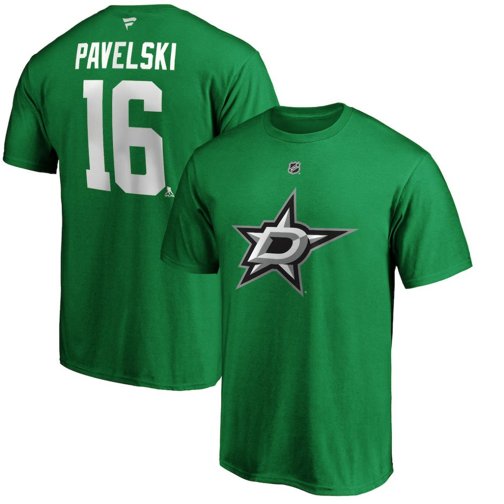 Joe Pavelski Dallas Stars Fanatics Authentic Stack Player Name & Number T-Shirt
