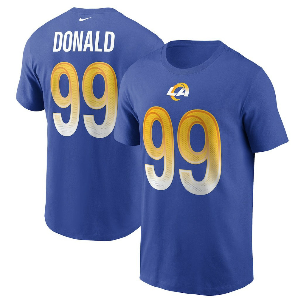 NFL Los Angeles Rams Aaron Donald  Name & Number T-Shirt