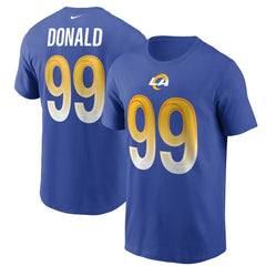 NFL Los Angeles Rams Aaron Donald  Name & Number T-Shirt