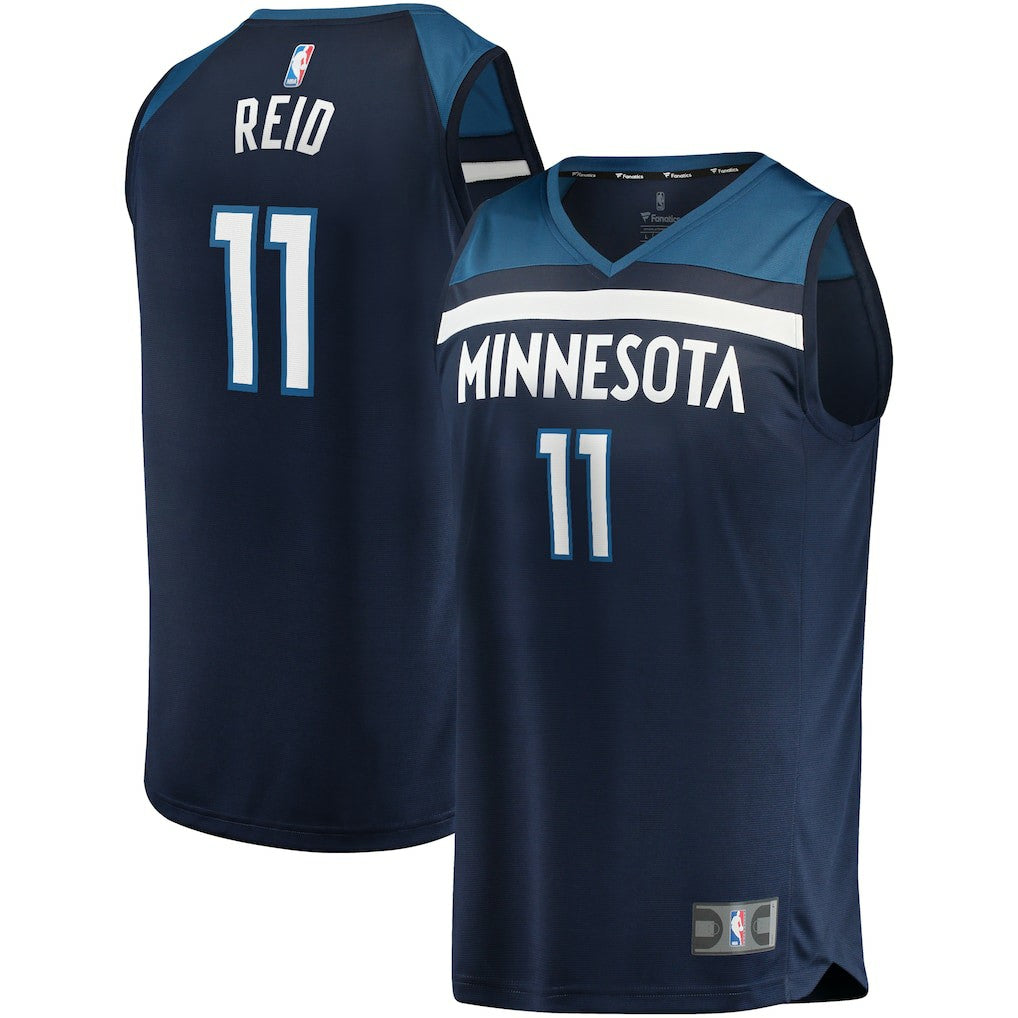 Naz Reid Minnesota Timberwolves Fast Break Replica Jersey Navy - Icon Edition | Fanatics shop
