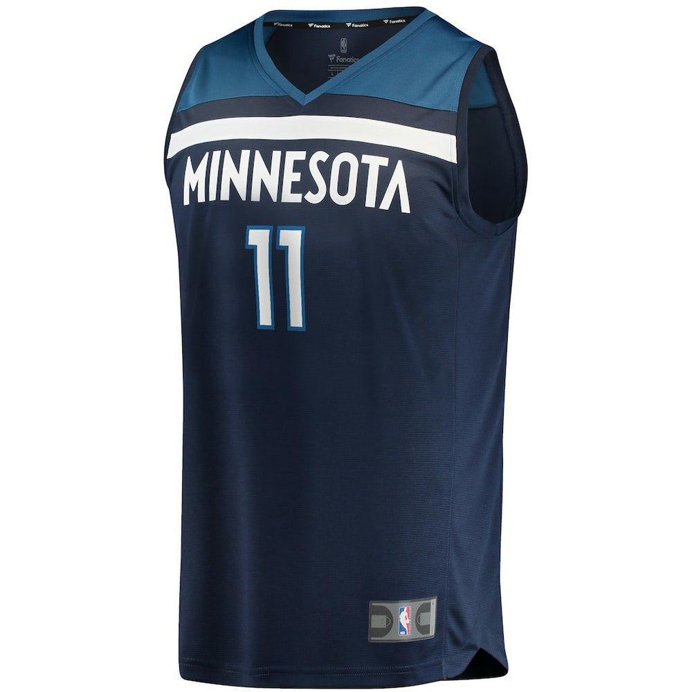 Naz Reid Minnesota Timberwolves Fast Break Replica Jersey Navy - Icon Edition | Fanatics shop