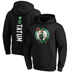 Jayson Tatum Boston Celtics Playmaker Name & Number Pullover Hoodie - Black cheap