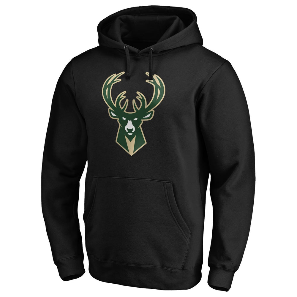 Giannis Antetokounmpo Milwaukee Bucks Playmaker Name & Number Pullover Hoodie - Black discount