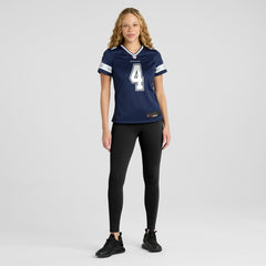 NFL Dallas Cowboys Dak Prescott  Women's Game Team Jersey