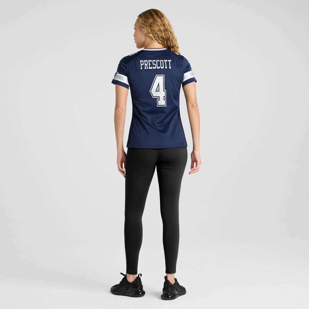 NFL Dallas Cowboys Dak Prescott  Women's Game Team Jersey