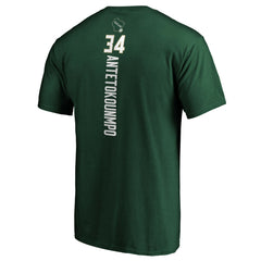 Giannis Antetokounmpo Milwaukee Bucks Playmaker Name & Number T-Shirt - Hunter Green | Fanatics for sale