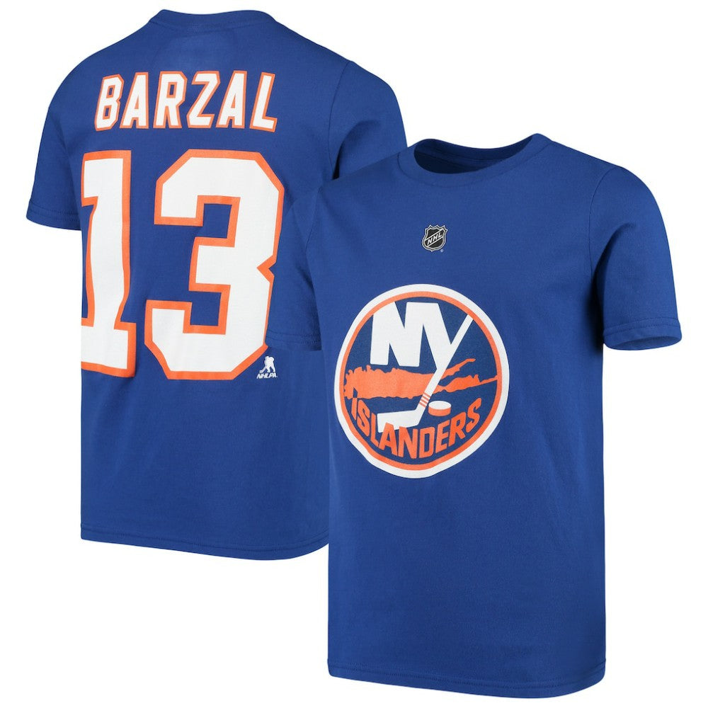 Mathew Barzal New York Islanders Youth Player Name & Number T-Shirt