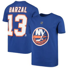 Mathew Barzal New York Islanders Youth Player Name & Number T-Shirt