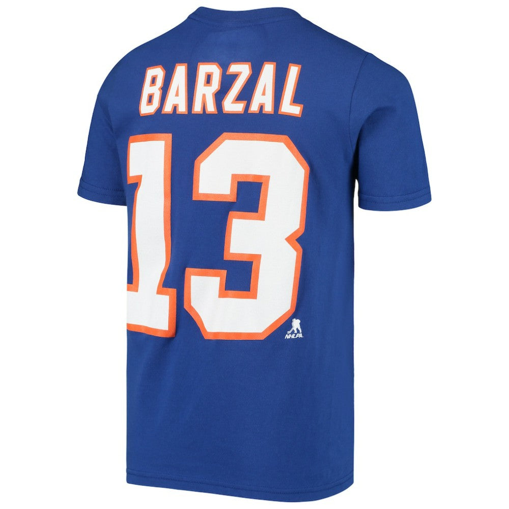 Mathew Barzal New York Islanders Youth Player Name & Number T-Shirt