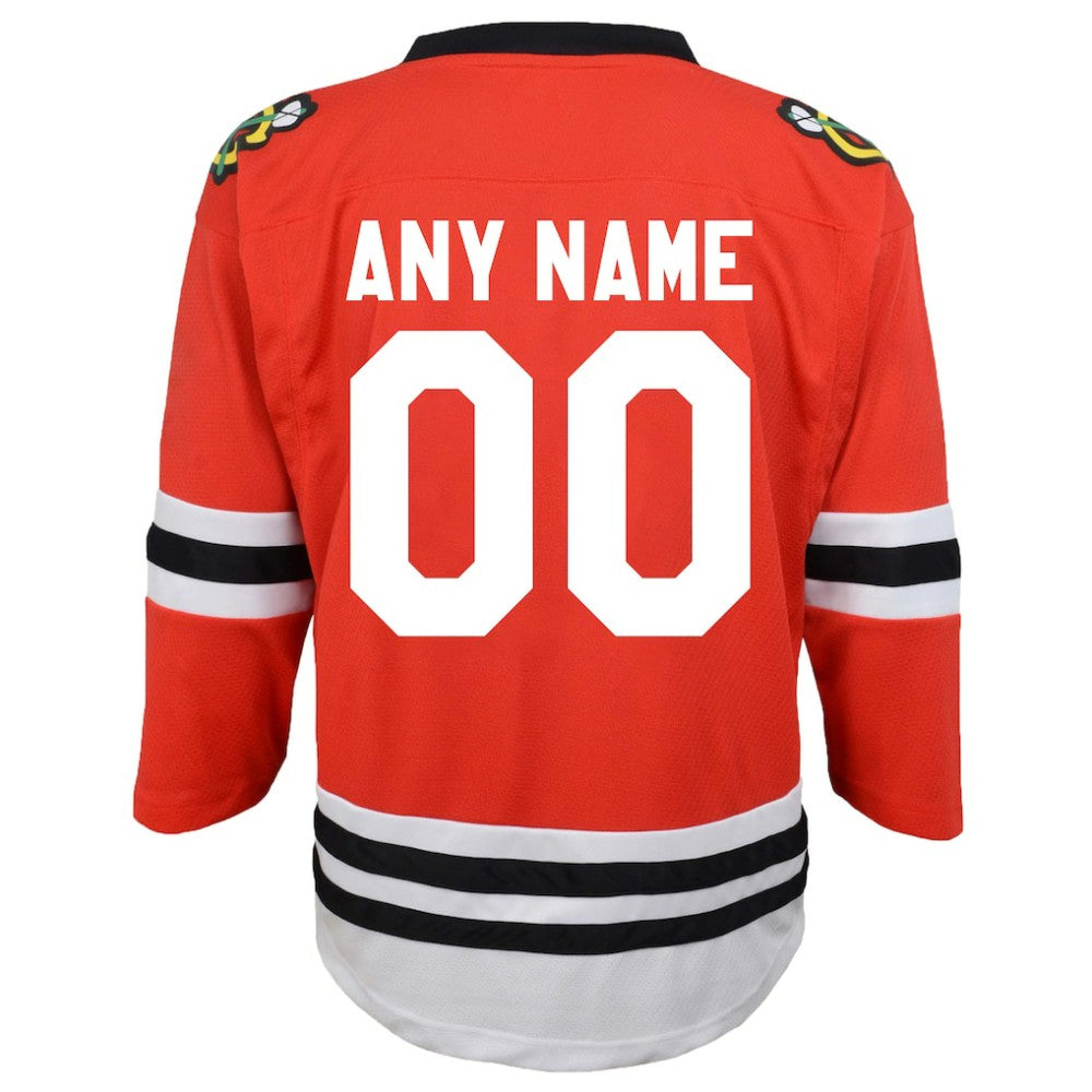Chicago Blackhawks Youth Replica Custom Jersey