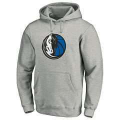 Dallas Mavericks Team Primary Logo Fitted Pullover Hoodie sale - Heather Gray | Fanatics cheap