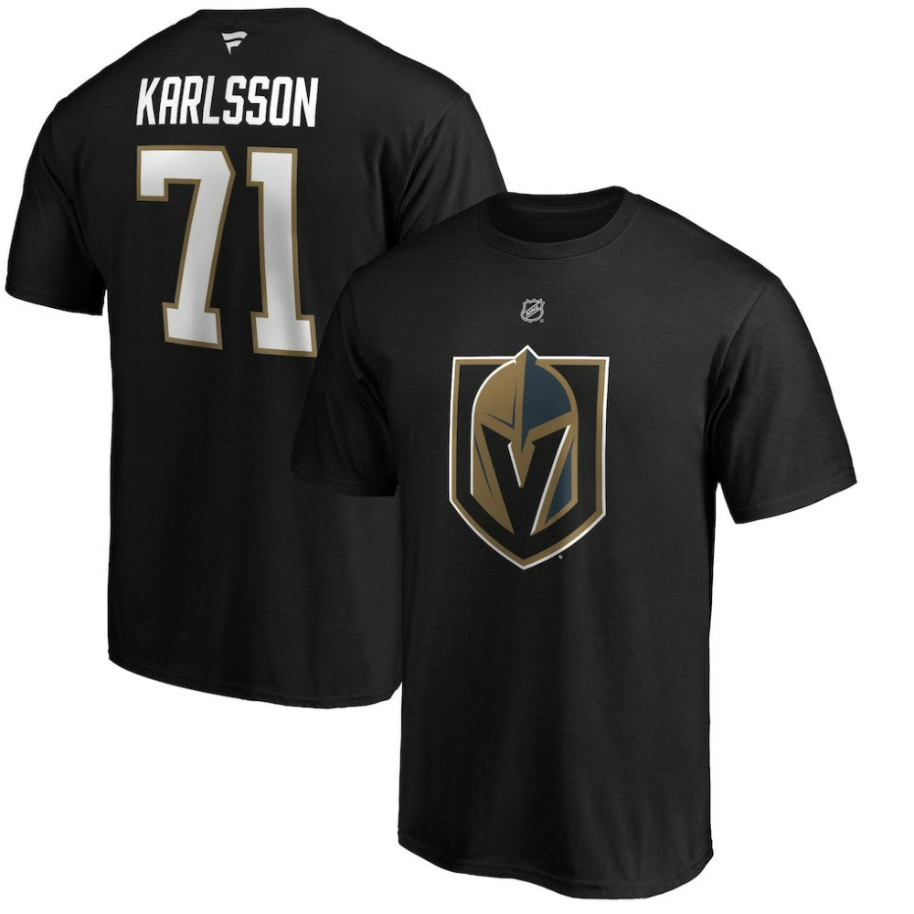 William Karlsson Vegas Golden Knights Fanatics Authentic Stack Player Name & Number T-Shirt
