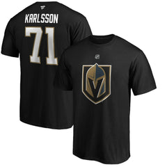 William Karlsson Vegas Golden Knights Fanatics Authentic Stack Player Name & Number T-Shirt