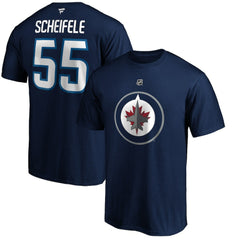 Mark Scheifele Winnipeg Jets Fanatics Authentic Stack Name & Number Team T-Shirt