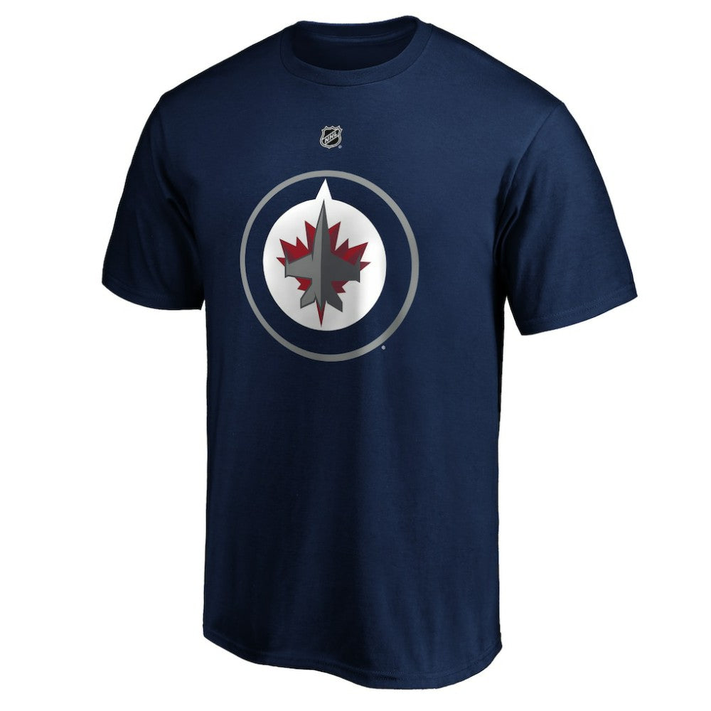 Mark Scheifele Winnipeg Jets Fanatics Authentic Stack Name & Number Team T-Shirt