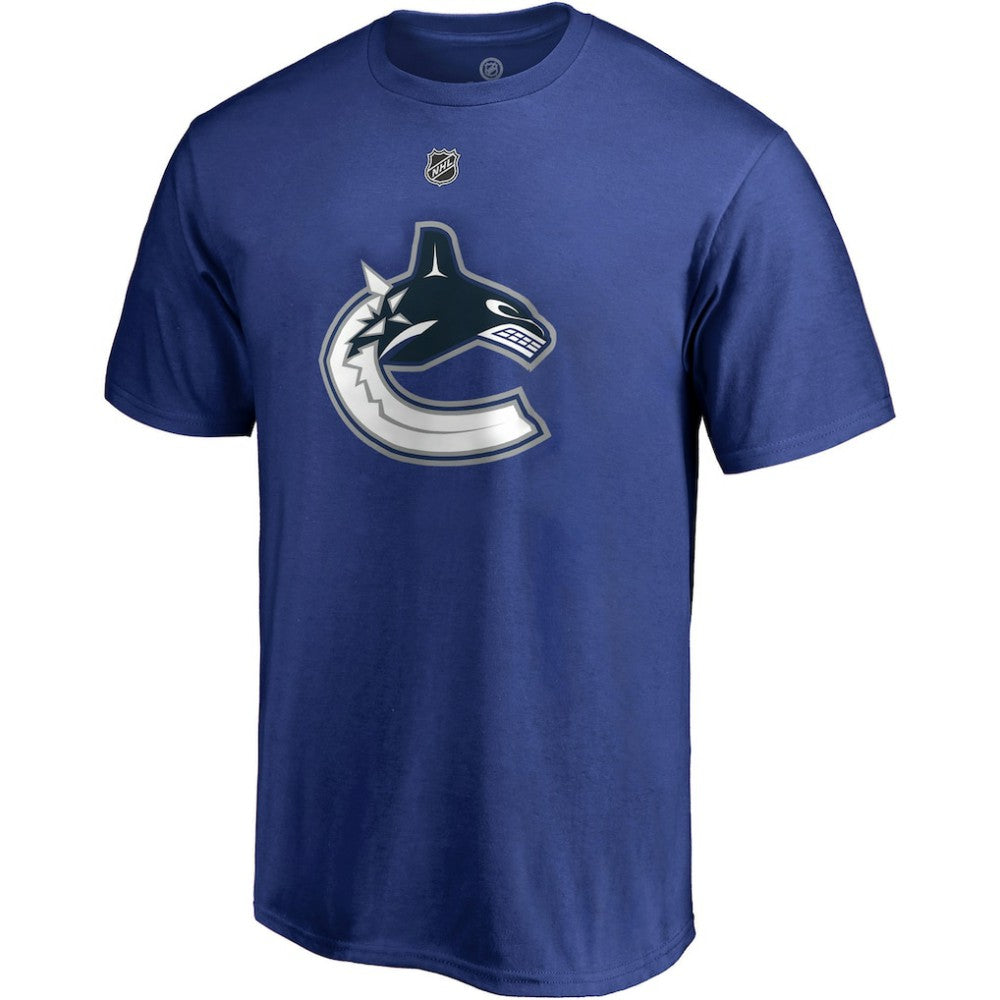 Brock Boeser Vancouver Canucks Fanatics Authentic Stack Player Name & Number T-Shirt