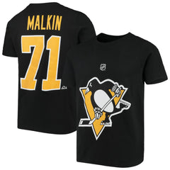 Evgeni Malkin Pittsburgh Penguins Youth Player Name & Number T-Shirt