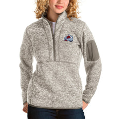 Colorado Avalanche Antigua Women's Fortune Half-Zip Sweatshirt