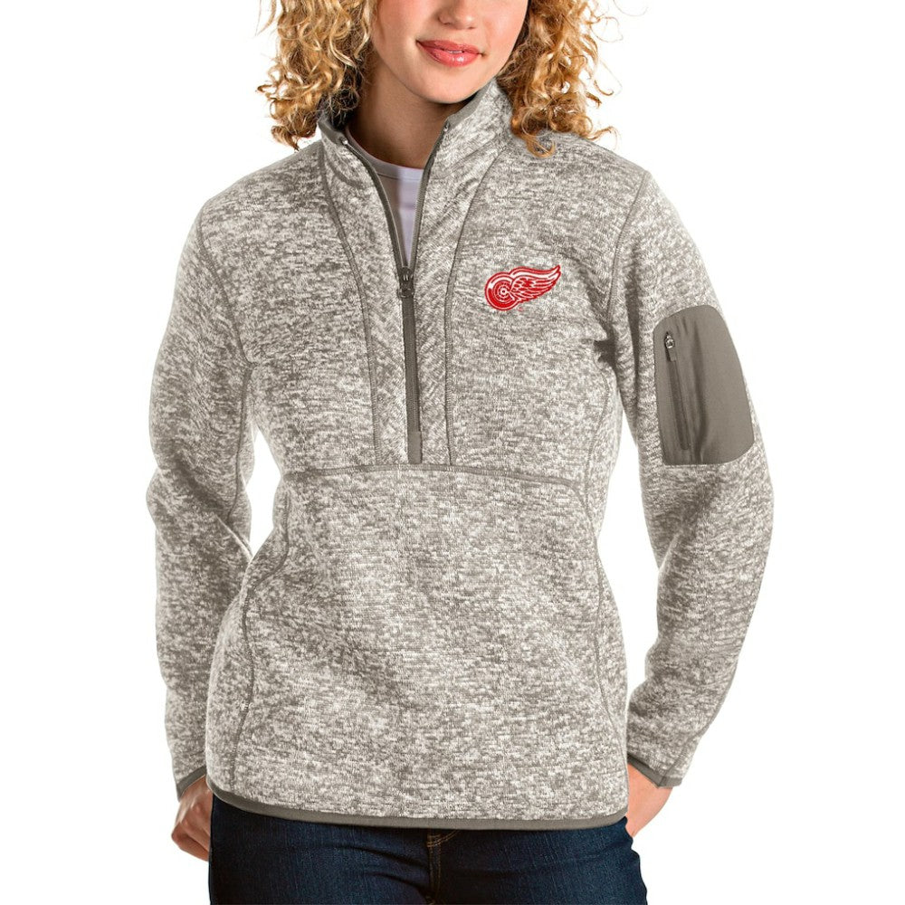 Detroit Red Wings Antigua Women's Fortune Half-Zip Sweatshirt