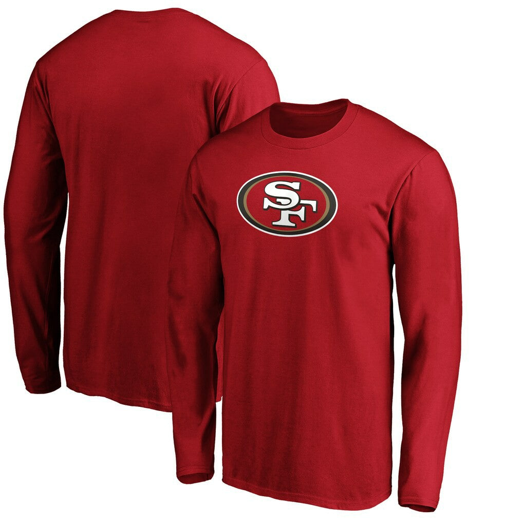 NFL San Francisco 49ers Team Lockup Long Sleeve T-Shirt