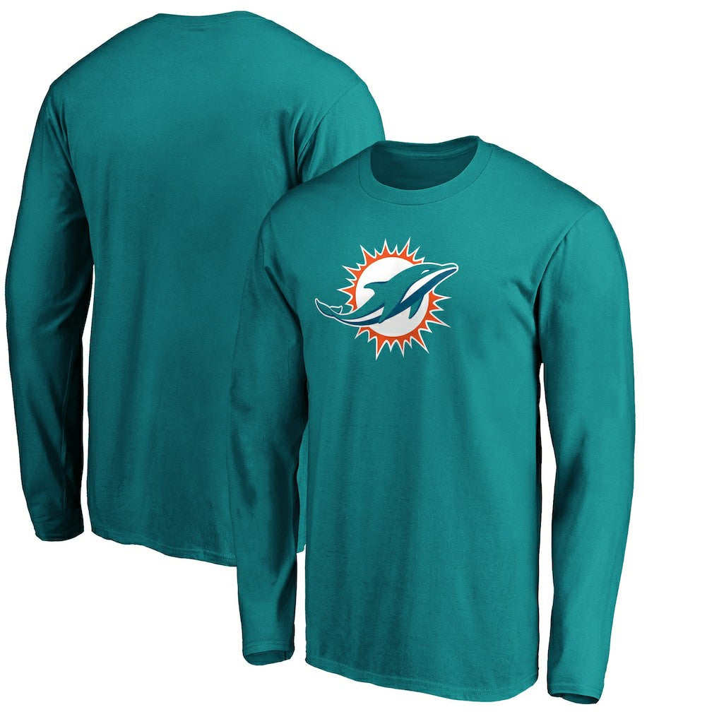 NFL Miami Dolphins Primary Logo Long Sleeve T-Shirt