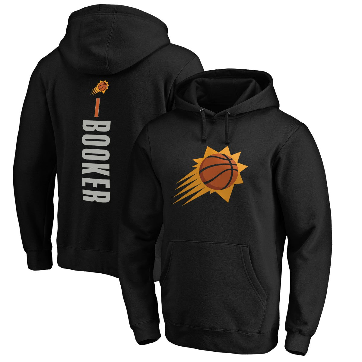 Devin Booker Phoenix Suns Playmaker Name & Number Pullover Hoodie - Black for sale