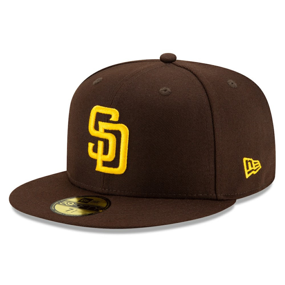 San Diego Padres Authentic Collection On-Field 59FIFTY Fitted Hat - Brown | New Era