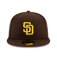 San Diego Padres Authentic Collection On-Field 59FIFTY Fitted Hat - Brown | New Era