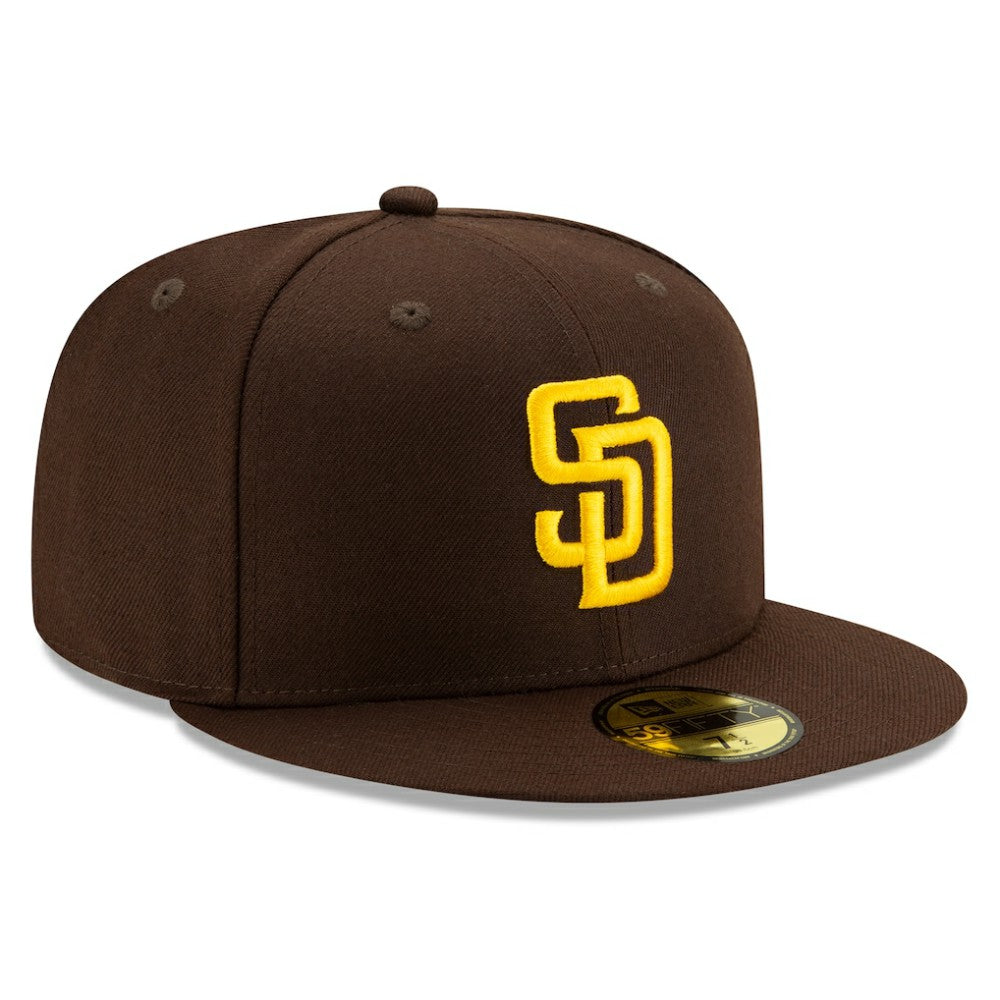 San Diego Padres Authentic Collection On-Field 59FIFTY Fitted Hat - Brown | New Era