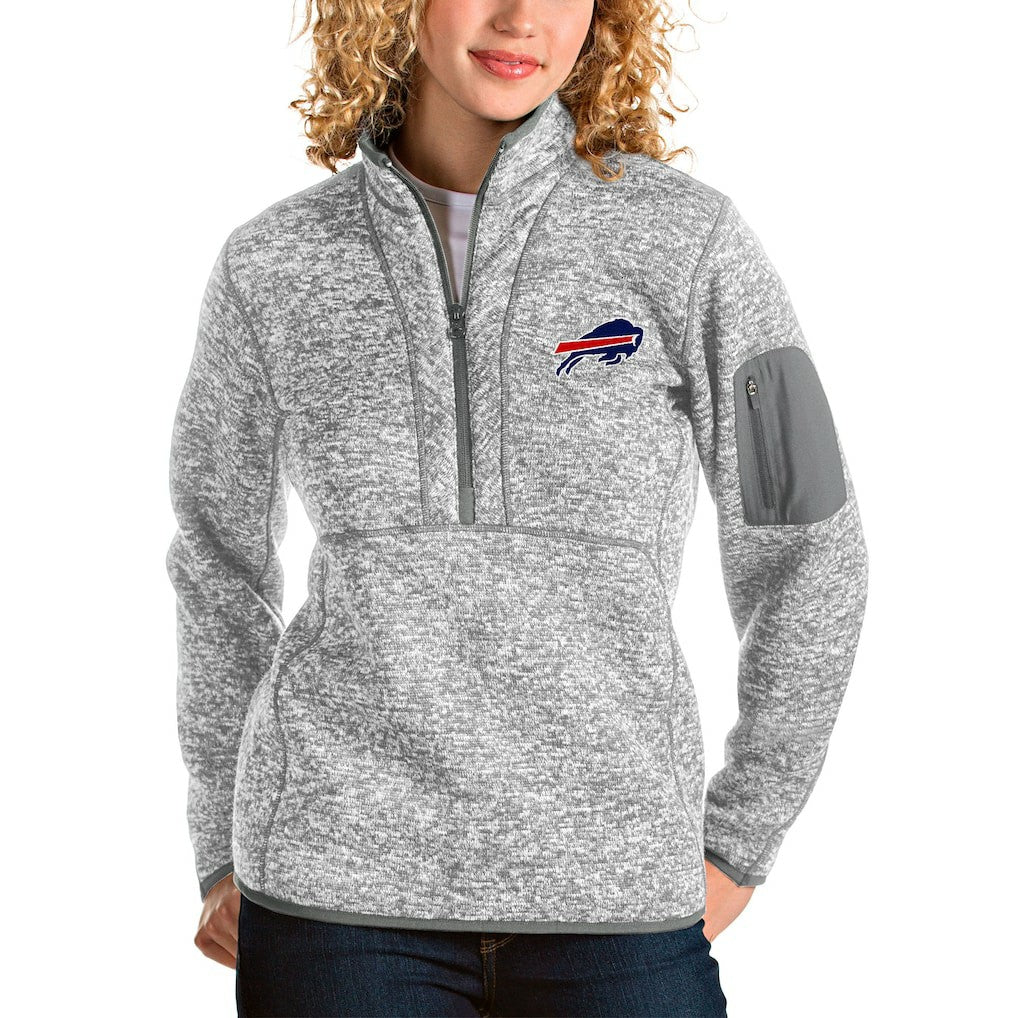 NFL Buffalo Bills Antigua Women's Fortune Half-Zip Pullover Jacket