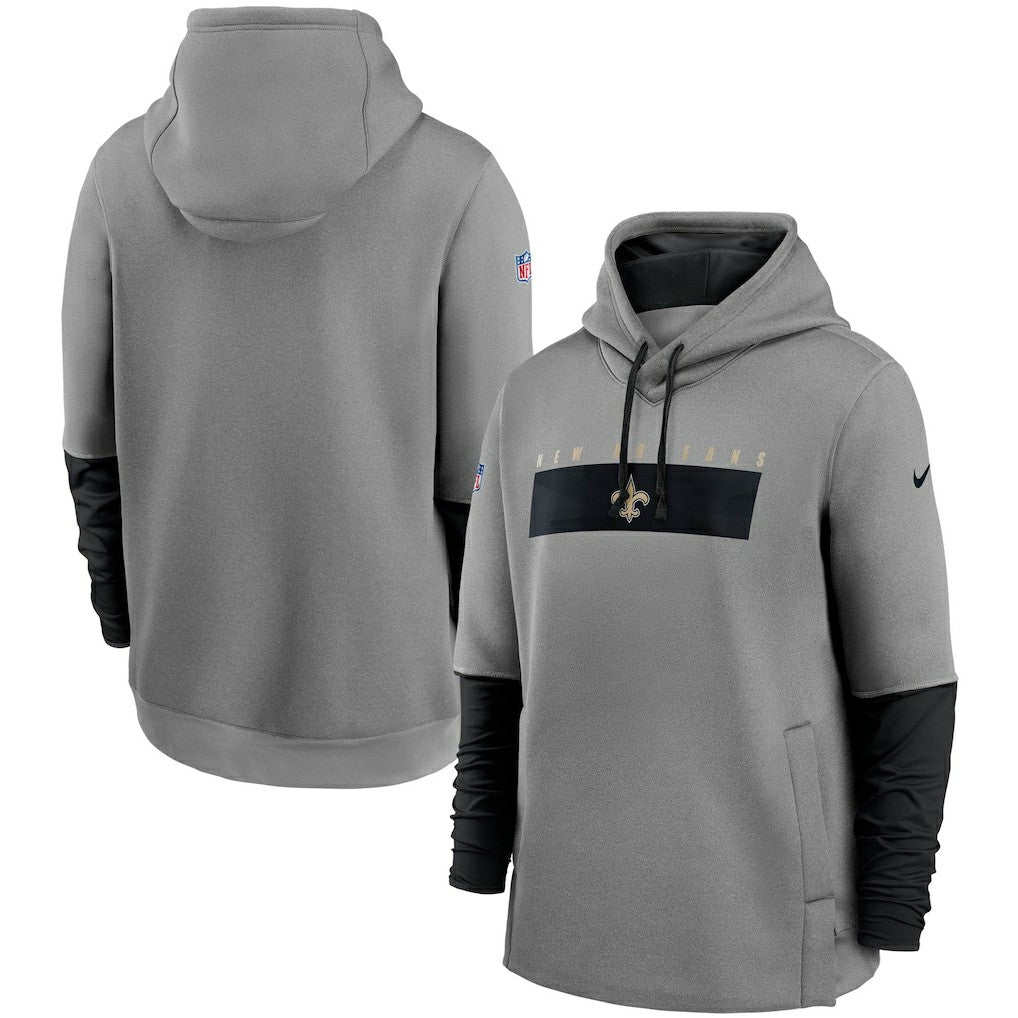 NFL New Orleans Saints Sideline Playbook Performance Pullover Hoodie