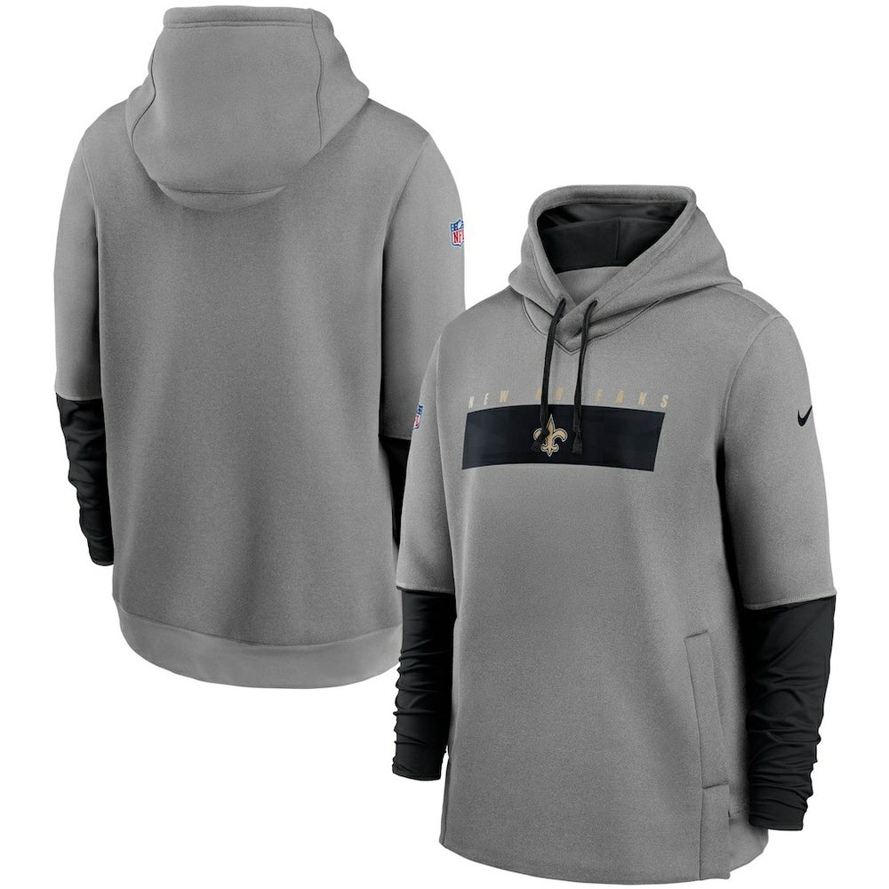 NFL New Orleans Saints Sideline Playbook Performance Pullover Hoodie