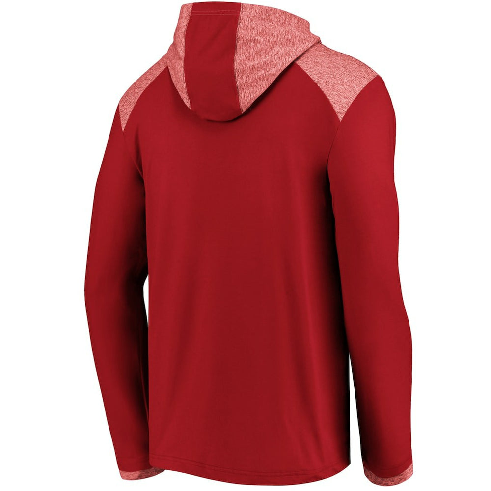 NFL Arizona Cardinals Iconic Marbled Clutch Hoodie Long Sleeve T-Shirt
