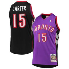 Vince Carter Toronto Raptors 1999/2000 Hardwood Classics Authentic Jersey - Purple | Mitchell & Ness cheap