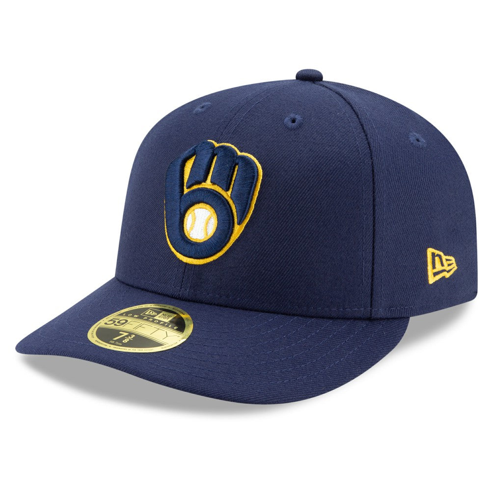 Milwaukee Brewers Authentic Collection On-Field Low Profile 59FIFTY Fitted Hat - Navy | New Era