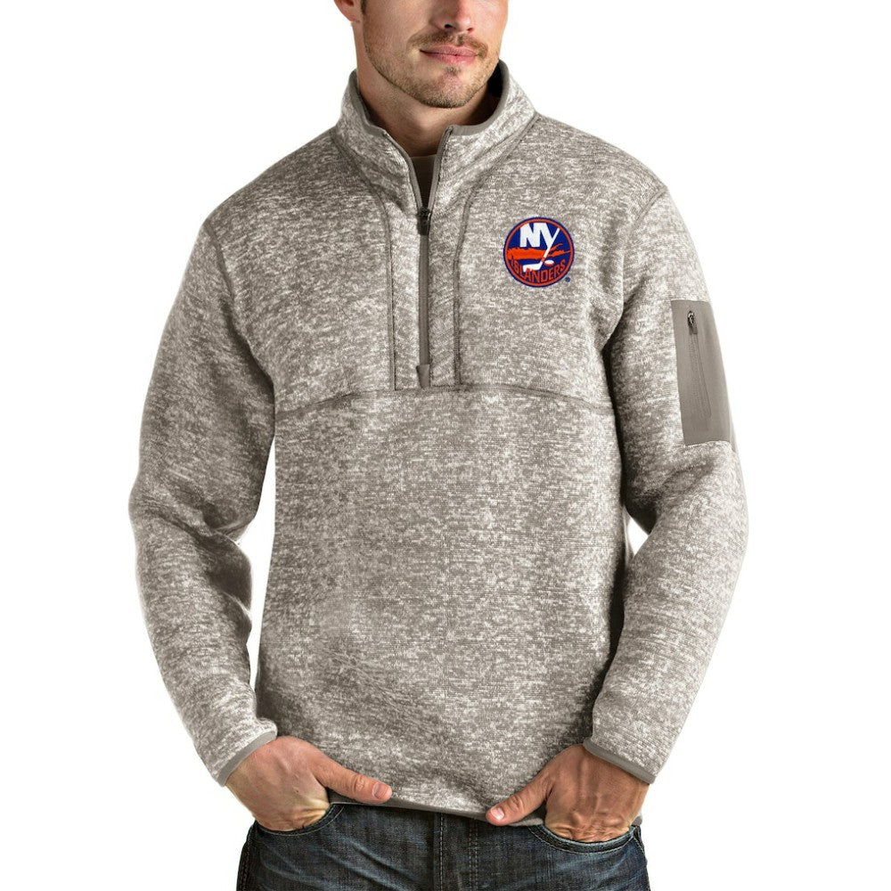 New York Islanders Antigua Fortune Half-Zip Pullover Jacket
