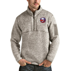 New York Islanders Antigua Fortune Half-Zip Pullover Jacket