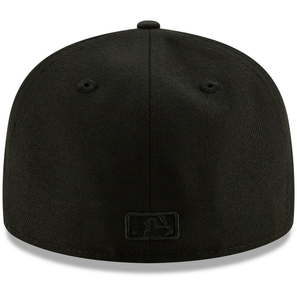 Milwaukee Brewers Black on Black 59FIFTY Fitted Hat - Black | New Era