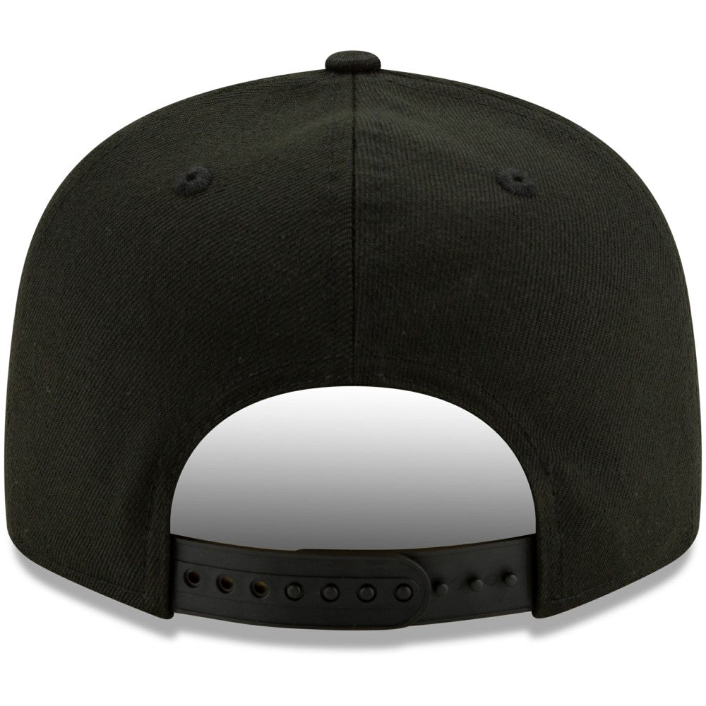 Milwaukee Brewers Black on Black 9FIFTY Snapback Adjustable Hat - Black | New Era