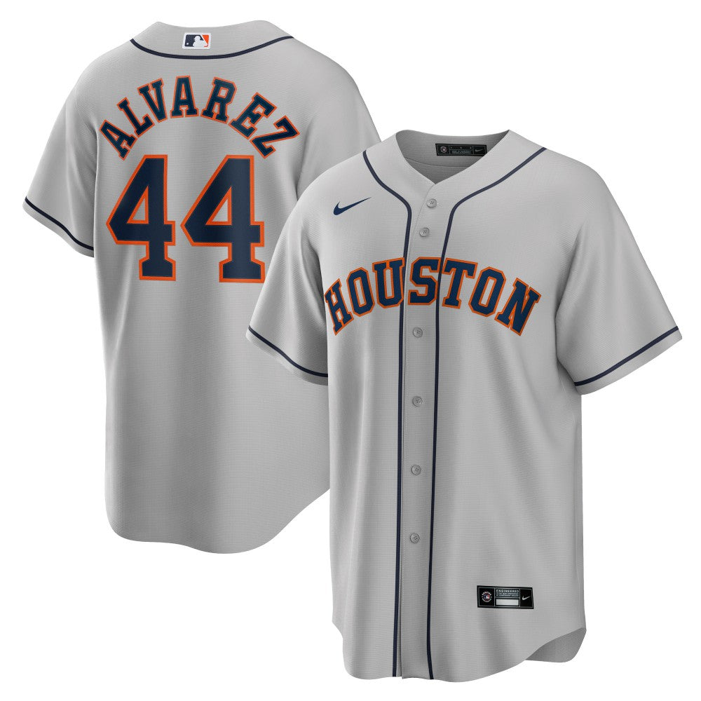 Yordan Álvarez Houston Astros Road Replica Player Jersey - Gray | Nike