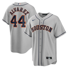 Yordan Álvarez Houston Astros Road Replica Player Jersey - Gray | Nike