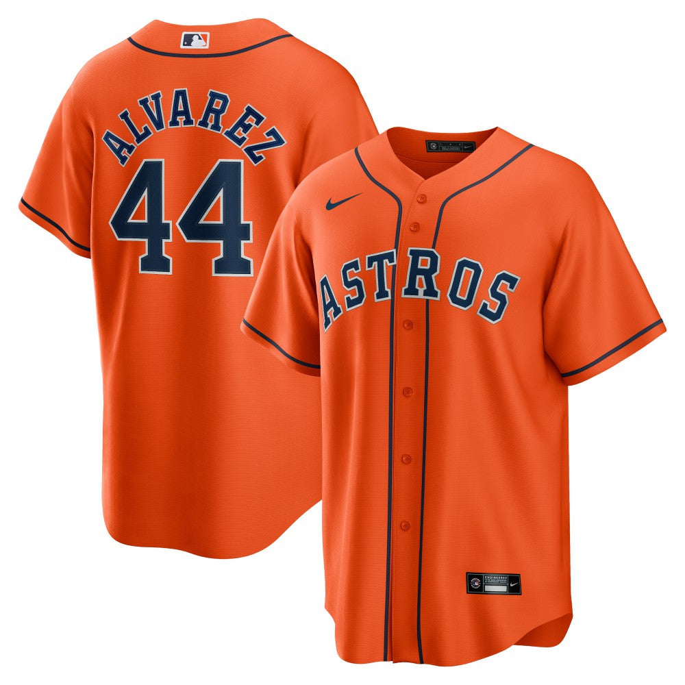 Yordan Álvarez Houston Astros Alternate Replica Player Jersey - Orange | Nike