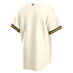 Milwaukee Brewers Home Replica Team Jersey - Cream | Nike