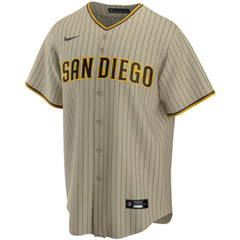 San Diego Padres Alternate Replica Team Jersey - Tan | Nike