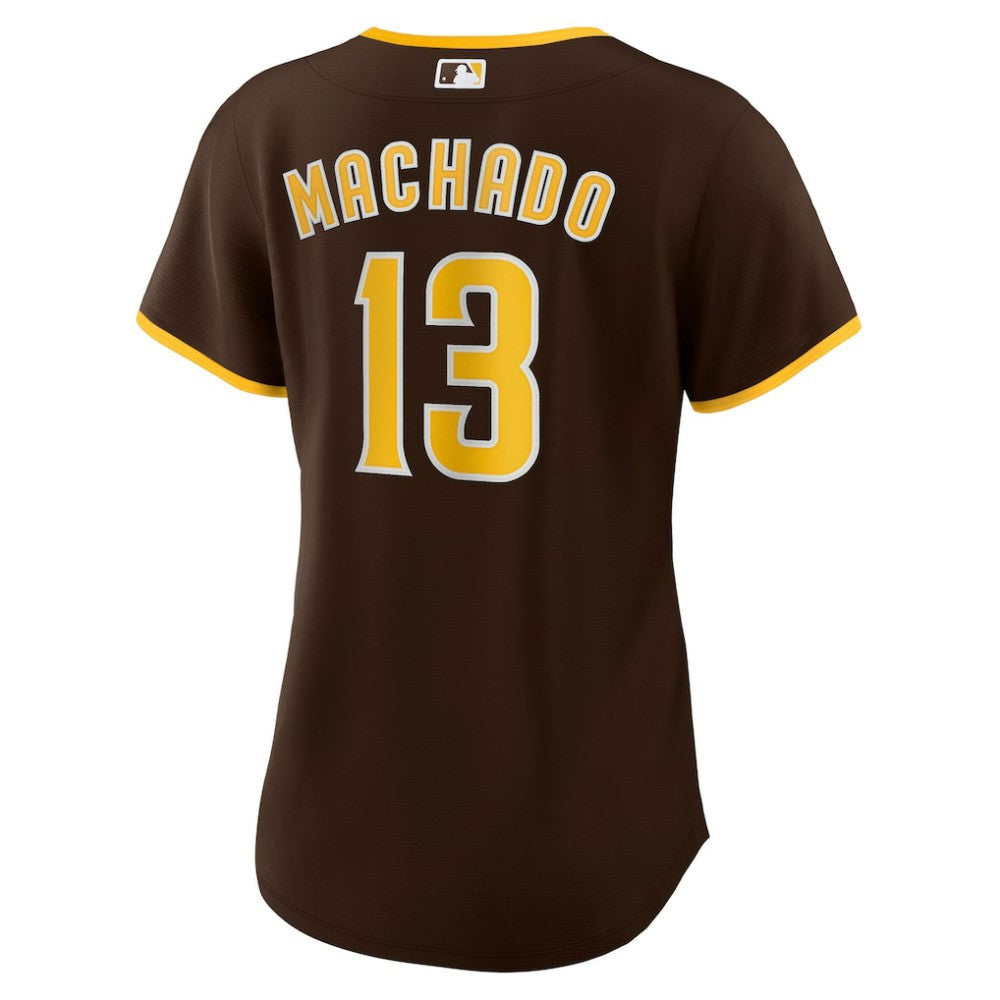 Manny Machado San Diego Padres Women's Road Replica Player Jersey - Brown | Nike