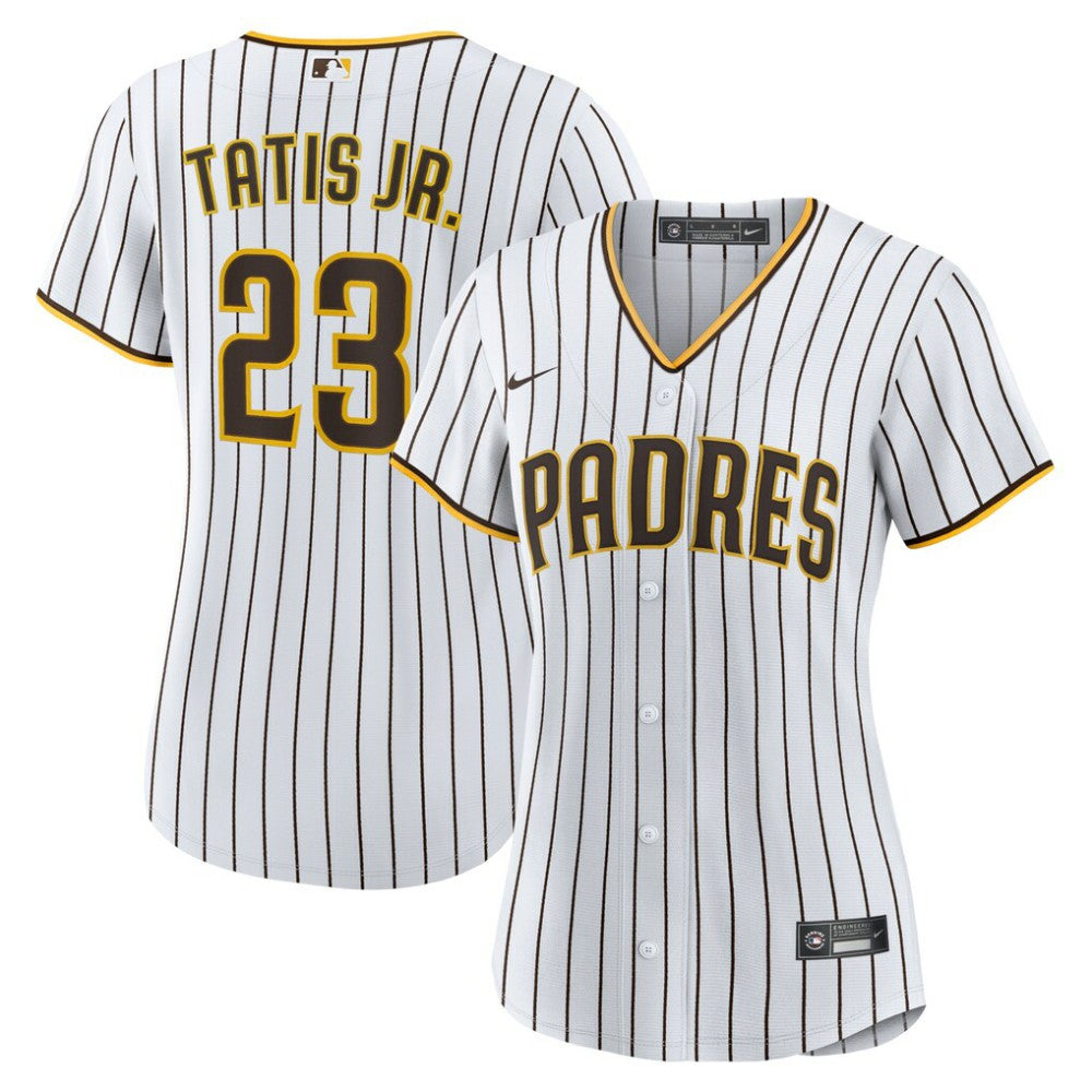 Fernando Tatís Jr. San Diego Padres Women's Home Replica Player Jersey - White/Brown | Nike