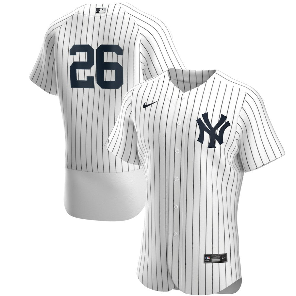 DJ LeMahieu New York Yankees Home Authentic Player Jersey - White/Navy | Nike